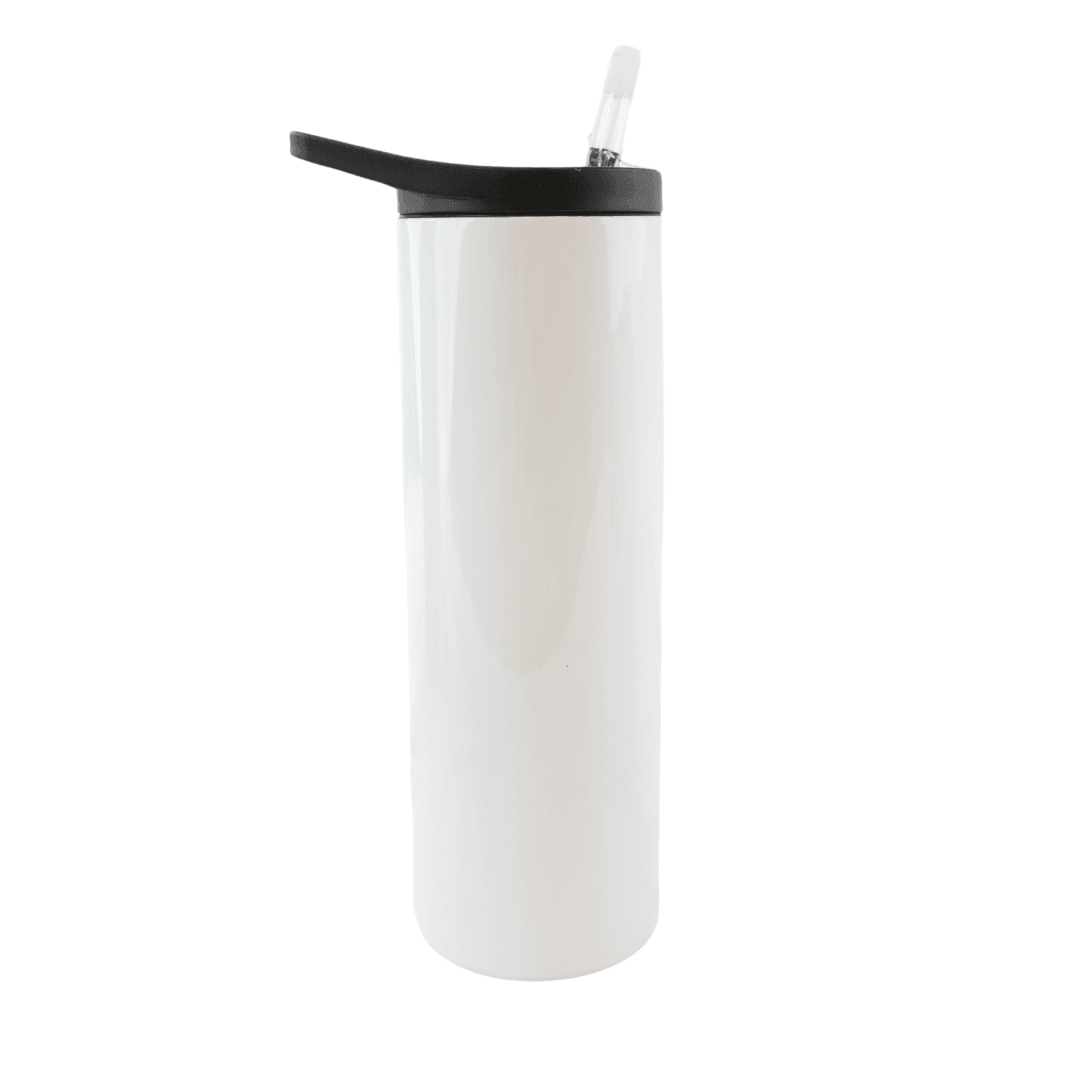 Kupresso Sublimation White Dual Lid Tumbler 20oz