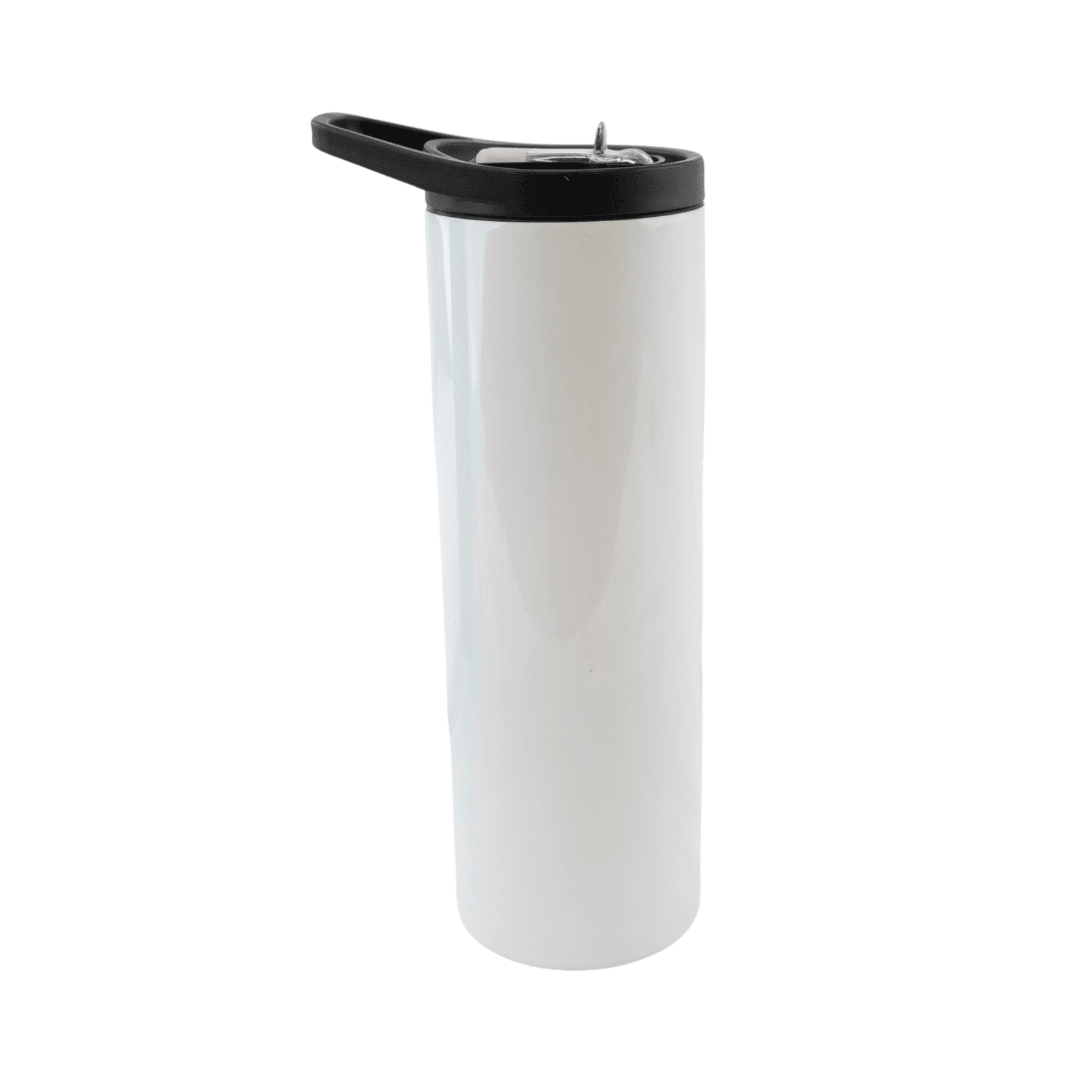Kupresso Sublimation White Dual Lid Tumbler 20oz