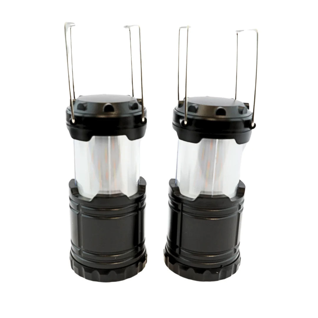 Woodland Creek - Set of 2 Lantern Set (Flaming or Ice Glow )