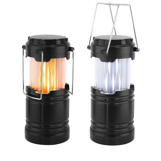 Woodland Creek - Set of 2 Lantern Set (Flaming or Ice Glow )