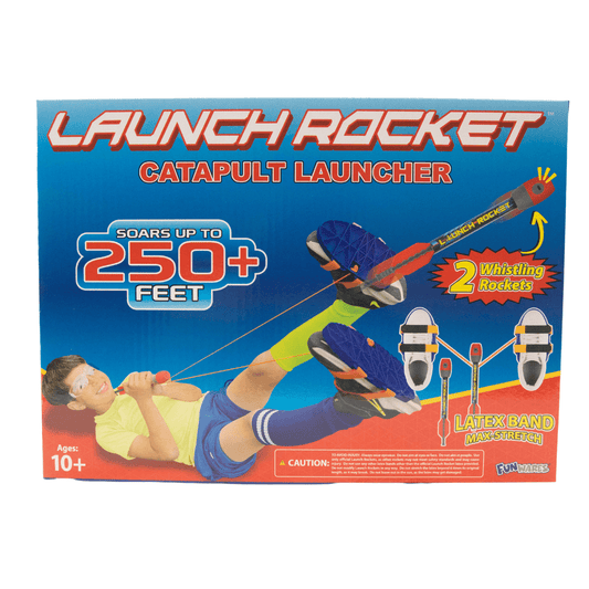 Launch Rocket Catapult Launcher Soars Up to 250ft, Ages 10+