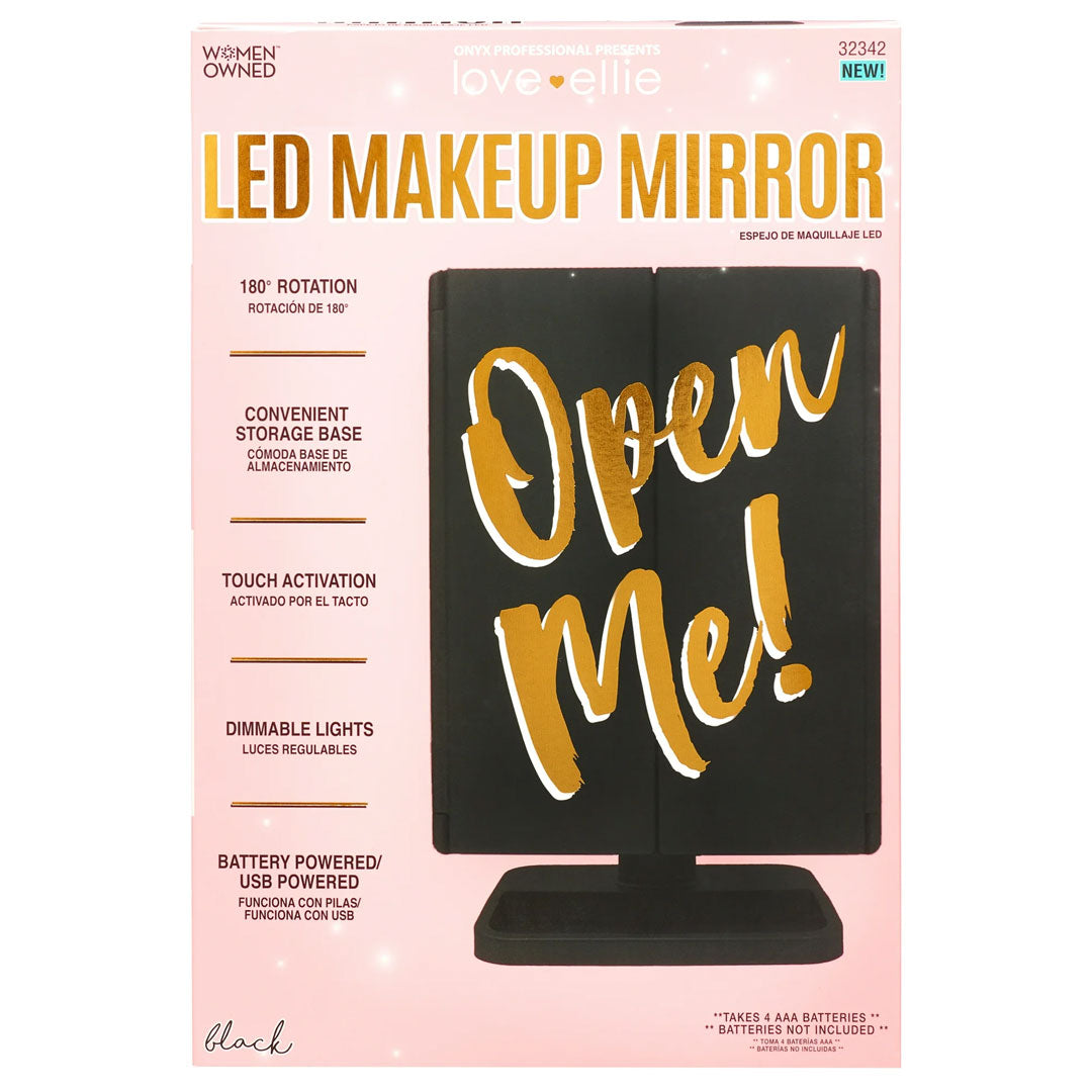 Led makeup mirror
