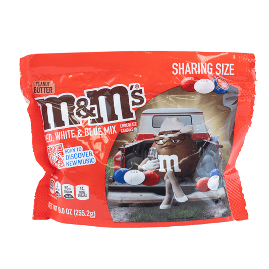 M&M's Peanut Butter Share Size Chocolate Candy 9oz-BEST BY 01/31/24