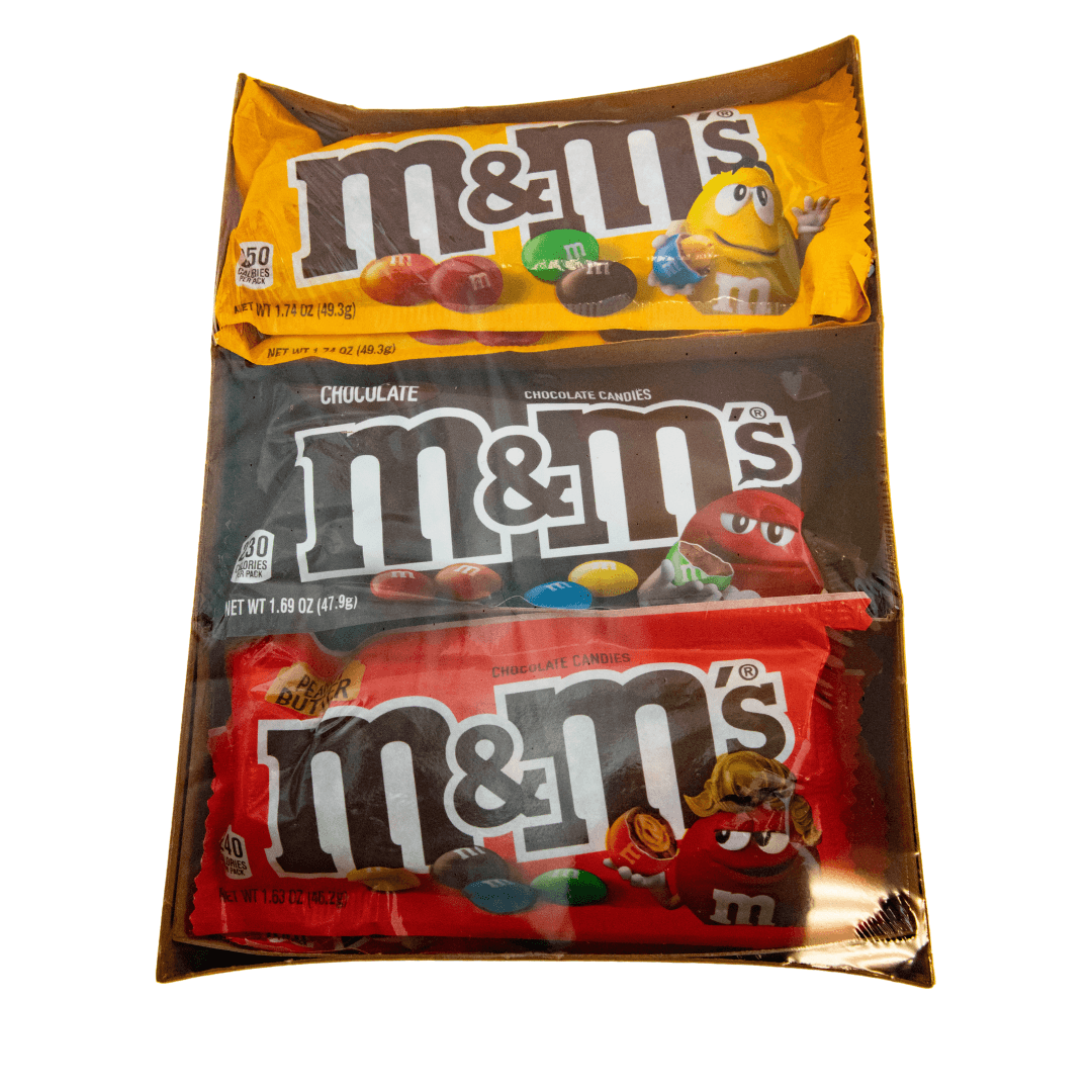 M&M's Variety Pack Chocolate Candy 18 Count-BEST BY 04/30/24