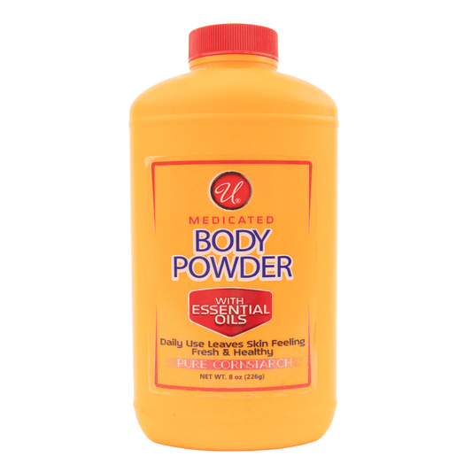 Medicated Cornstarch Body Powder with Essential Oils 8oz-BEST BY 05/31/25