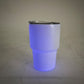 Mini Tumbler White Glow In The Dark Green or Purple Shot Glass 3oz