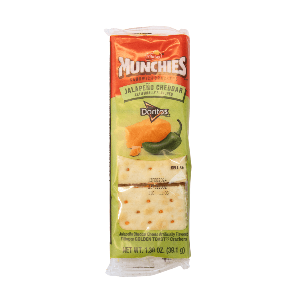 Munchies Jalapeno Cheddar Crackers-BEST BY 02/13/24