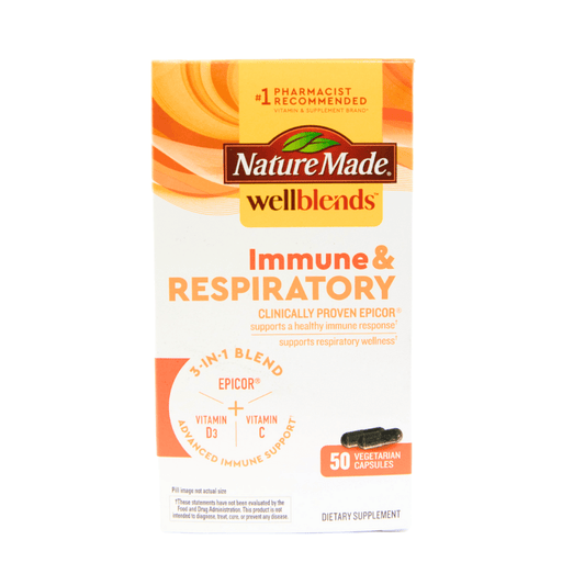 Nature Made Wellblends Immune & Respiratory 50 Count-BEST BY 06/30/24