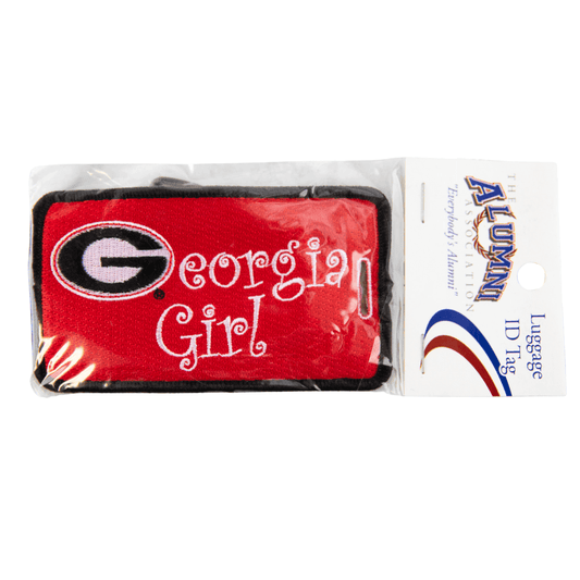 NCAA GA Bulldogs Licensed Girl Luggage Tag