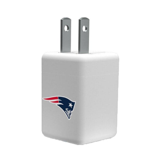 New England Patriots Duo Lightning 2 Port Charger Block 2.1 Amp