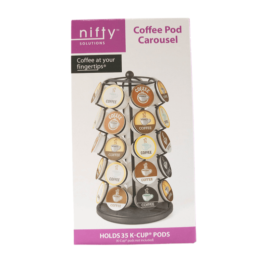 Nifty Solutions Coffee Pod Carousel Holds 35 KCups