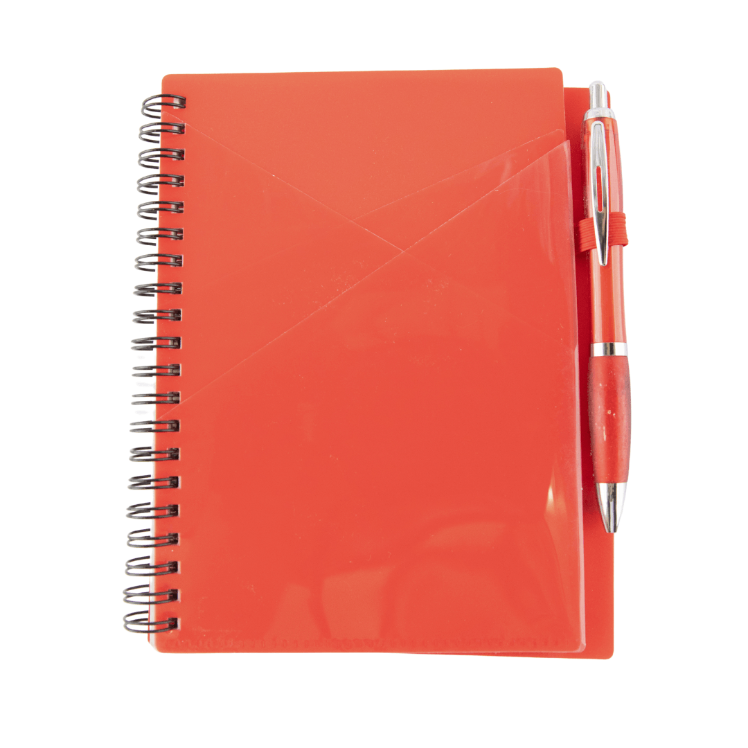 Notebook with Pen Assortment 7" x 5"