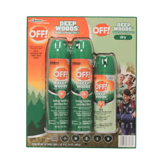 OFF! Deep Woods Insect Repellant V and VIII Spray 3 Count