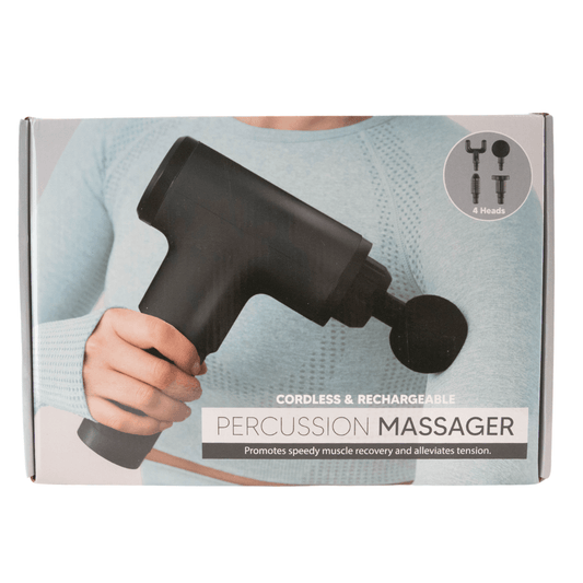 Percussion Massager Cordless and Rechargeable Black