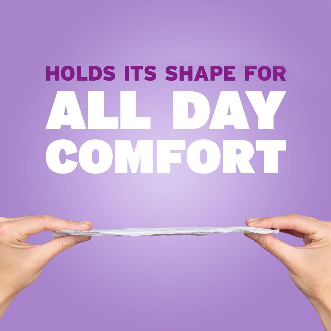 Poise Ultra Thin Pads With Wings 44ct