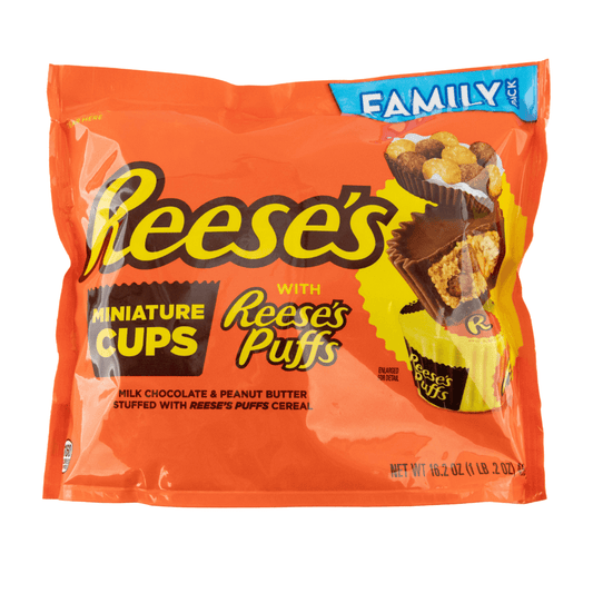 Reese's Miniature Cups with Puffs Family Size 16.2oz-BEST BY 06/30/24