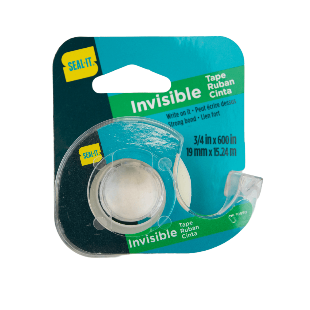 Seal It Invisible Tape Dispenser 3/4" x 600''