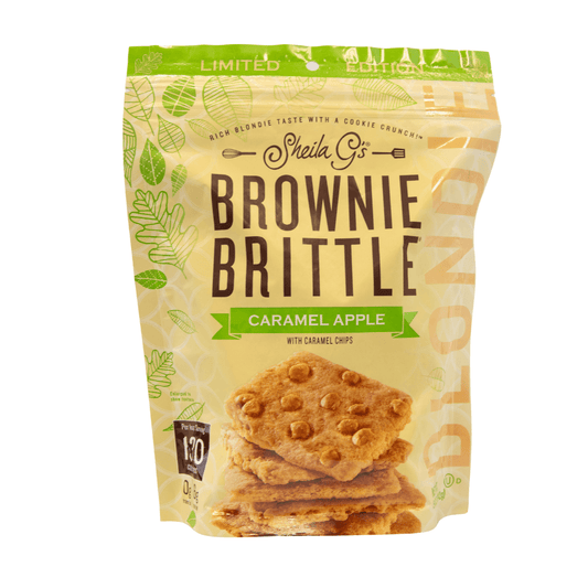 Shelia G's Caramel Apple Brownie Brittle 5oz-BEST BY 08/11/24