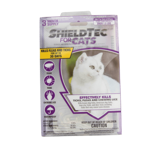 ShieldTec For Cats Flea and Tick Drops 3 Count