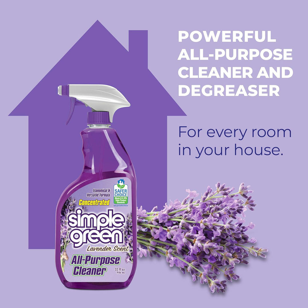 Simple Green Lavender All Purpose Cleaner, 32 oz (SOLD AS CASE) 12/Carton