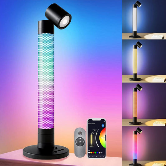 Smart Table Lamp with Bluetooth, work with Alexa