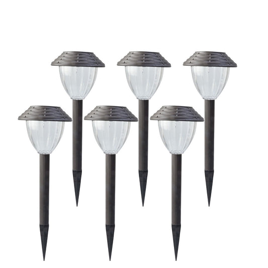 Moonrays Solar Pathway Lights, 6 pack