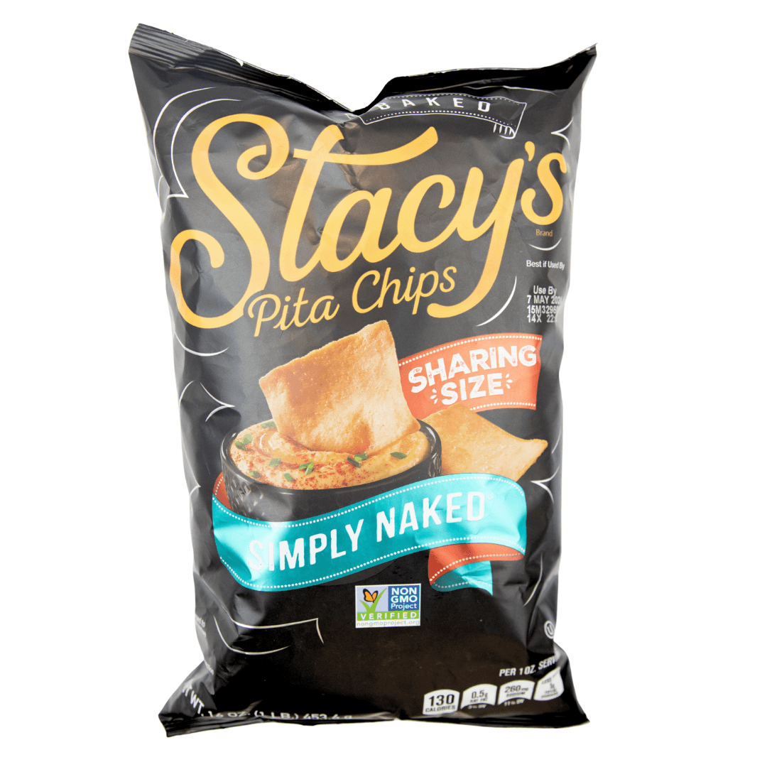 Stacy's Pita Chips Simply Naked Sharing Size 16oz-BEST BY 05/07/24