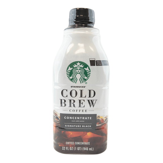 Starbucks Cold Brew Coffee Concentrate Signature Black 32oz-BEST BY 06/27/24