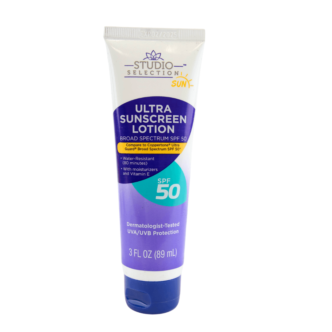 Studio Selection Sunscreen and After Sun Gel Assortment-BEST BY IN DESCRIPTION