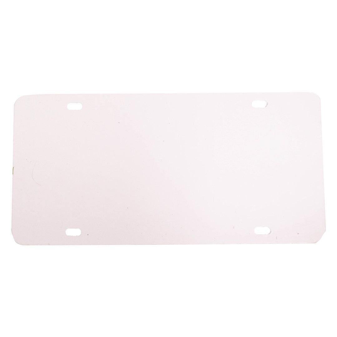 Sublimation Automotive License Plate Blanks .65 MM Thick- White