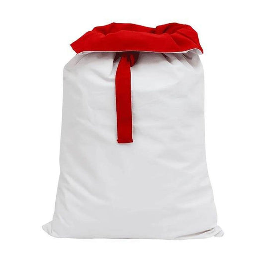 Sublimation Blank Santa Bag for Custom Designs (DISCOLORED- READ PRODUCT DESCRIPTION)
