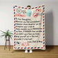 Sublimation Customizable Postal Design Blanket 47" x 54"