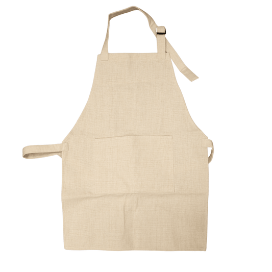 Sublimation Linen Style Kitchen Apron for Adults