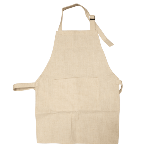 Sublimation Linen Style Kitchen Apron for Kids or Adults