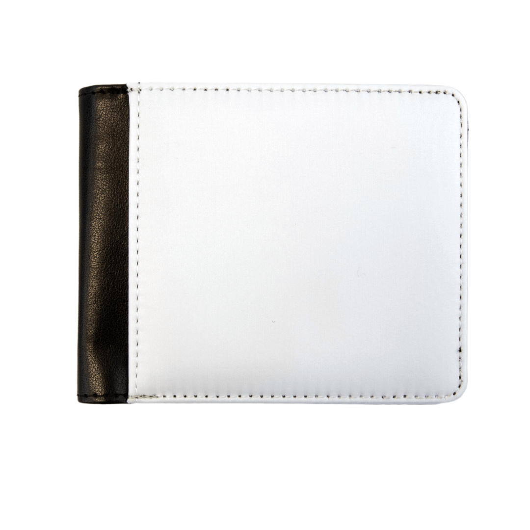 Sublimation PU Leather Men's Wallet with ID License Flap