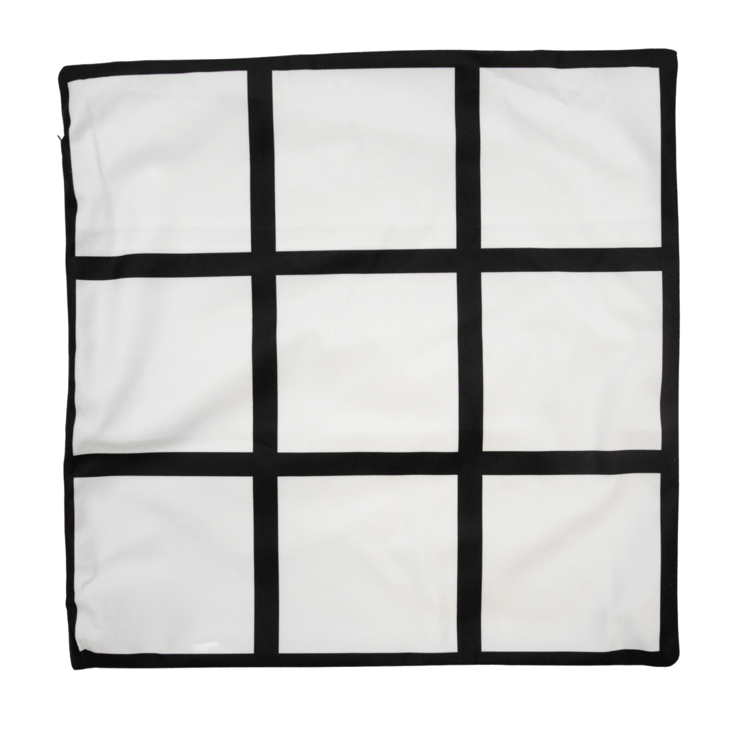 Sublimation Sofa Pillow Cover 9 Panel Grid