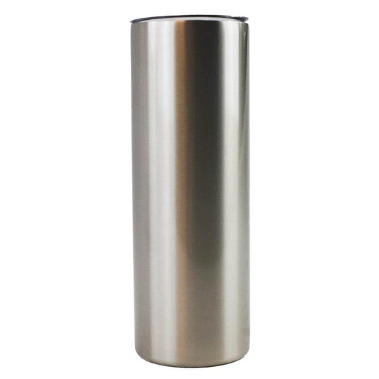 Sublimation Stainless Steel Straight Tumbler with Clear Lid and Straw Included 30oz