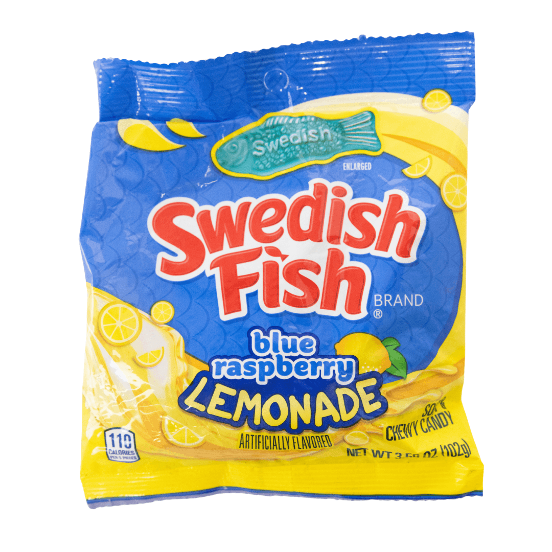 Swedish Fish Blue Raspberry Lemonade 3.59oz-BEST BY 02/25/24