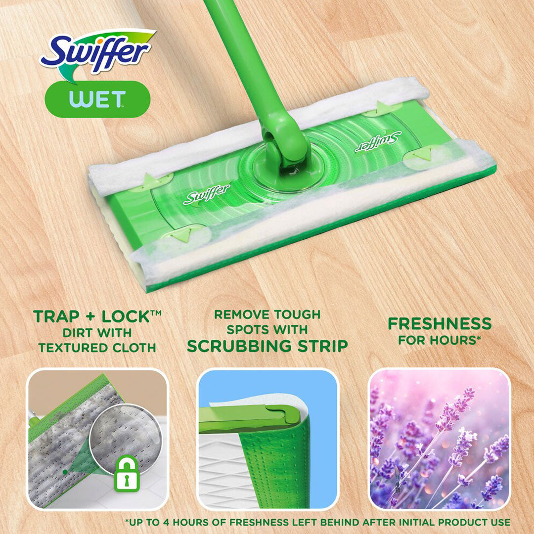 Swiffer Wet Mopping Cloths Lavender