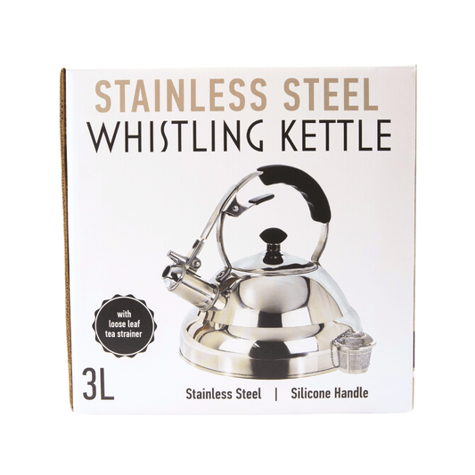 Willow and Everett Stainless Steel Whistling Kettle 3 Liter
