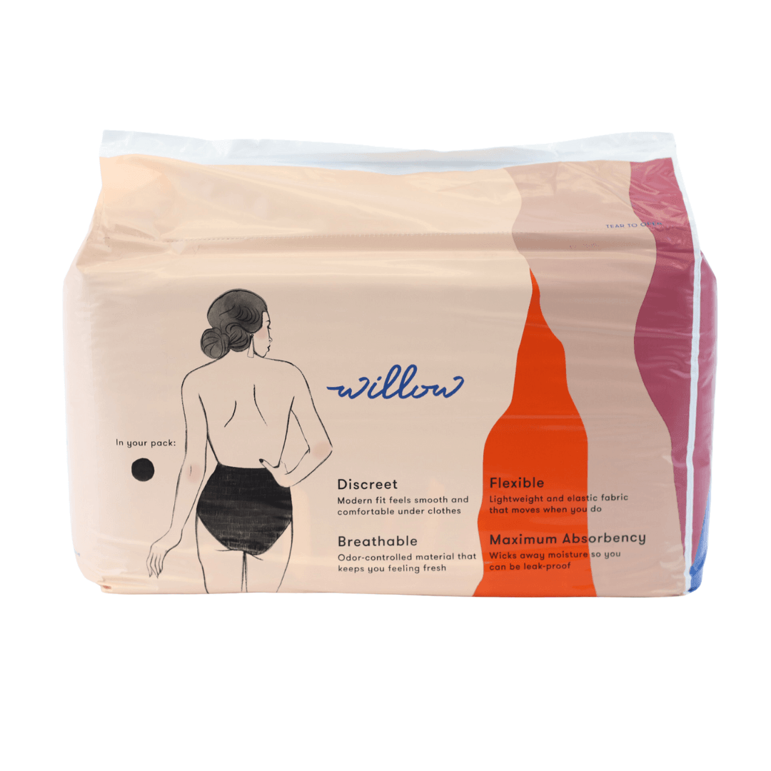 Willow Max Absorbency L/XL Disposable Underwear for Women 20 Count