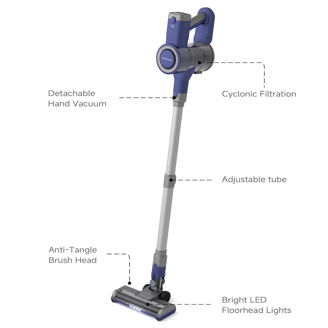 Yonnder Cordless Vacuum Cleaner Blue (ONLINE ONLY)