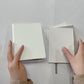White Leather PU Sublimation Blank Journal, 8'' x 6'' (size A5)-100 Pages