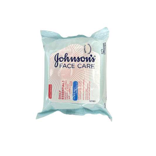 Johnson's Face Care Daily Moisturizing Wipes 25 Count